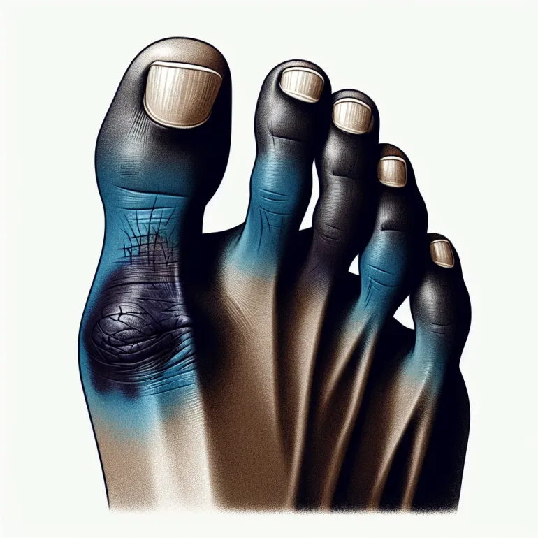 Синяки под ногтями ног: Причины, диагностика и лечение