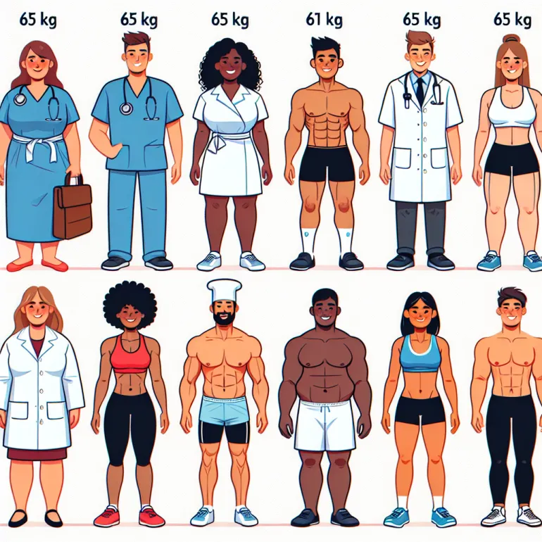65 кг могут выглядеть по-разному: Понимание разнообразия телосложения